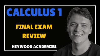 Calculus 1 Final Exam Review