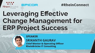 Leveraging Effective Organizational Change Management Processes for ERP Project Management [WEBINAR]