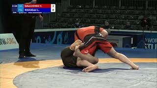 1/4 M GP 130 kg : VADIM SIMACHENKO (KAZ) vs  LUC ROUSSEAU (FRA)