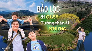 Đi Bảo Lộc bằng QL55: Cẩn thận kẻo 