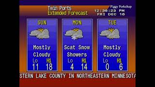 EAS Snow Squall Warning Downtown Duluth-Superior Minnesota/Wisconsin NOAA Weather Radio