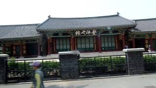 전주 객사, Jeonju Travel  by Korea Bus , 전주 시내버스 여행. 전주시내 거리,  North Jeolla Prov. 全羅北道 ..Jeonju .  KOREA