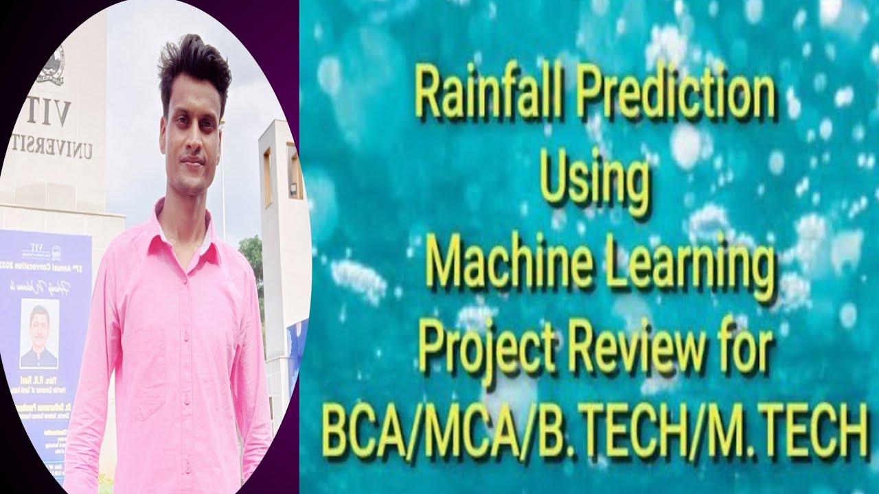 Rainfall Prediction Using Machine Learning Project|rain Prediction ...