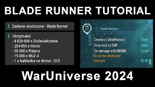 THE BEST TUTORIAL | Blade Runner - War Universe 2024 | Not Even Close 😎