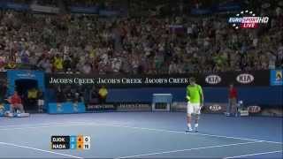 Epic rally between Rafael Nadal and Novak Djokovic in 2012 Australian Open Final ᴴᴰ