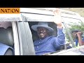 raila odinga arrives at jkia