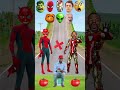 Iron man Vs Spider man hulk patila modi dame tu cosita alian me correct head matching game 🎮 #viral