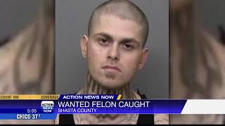 Shasta County Sheriff's Office arrest man on Shasta County Most Wanted