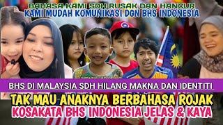 JENIUS! TAKUT ANAKNYA KETULARAN JADI ROJAK ORG TUA MALAYSIA IKHLAS AJARI MEREKA BERBAHASA INDONESIA