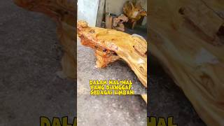 Keajaiban Tukang Chainsaw: Meja Teh yang Memukau dari Akar Pohon