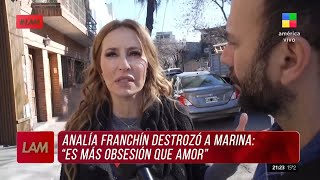 Analía Franchín DESTROZÓ a Marina Calabró: \