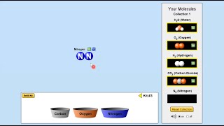 “Counting Atoms & Elements in Molecules” Simulation Demo (PHET " Build a Molecule" Simulator)