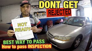 How to pass car emission inspection for car that is not ready | failed car inspection