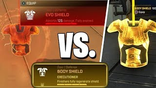 RED EVO SHIELD VS. GOLD SHIELD In Apex Legends (Apex Legends PS4)