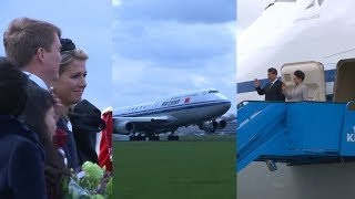 Aankomst Chinese president Xi Jinping op Schiphol