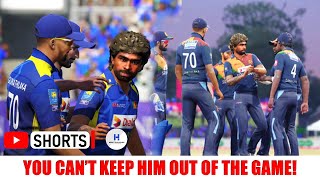 This is Why you just can't keep Malinga out of the game | The all time Yorker king | #shorts