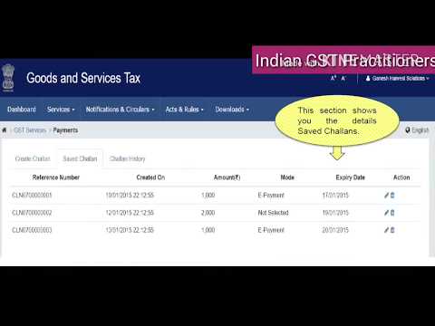 Practical GST Create Challan & Payment of Tax Practical GST Create Challan & Payment of Tax