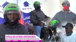 Wuno owa boda Kawuki eyatwala Gen. Katumba mu dwaliro aweredwa boda boda kapyata!