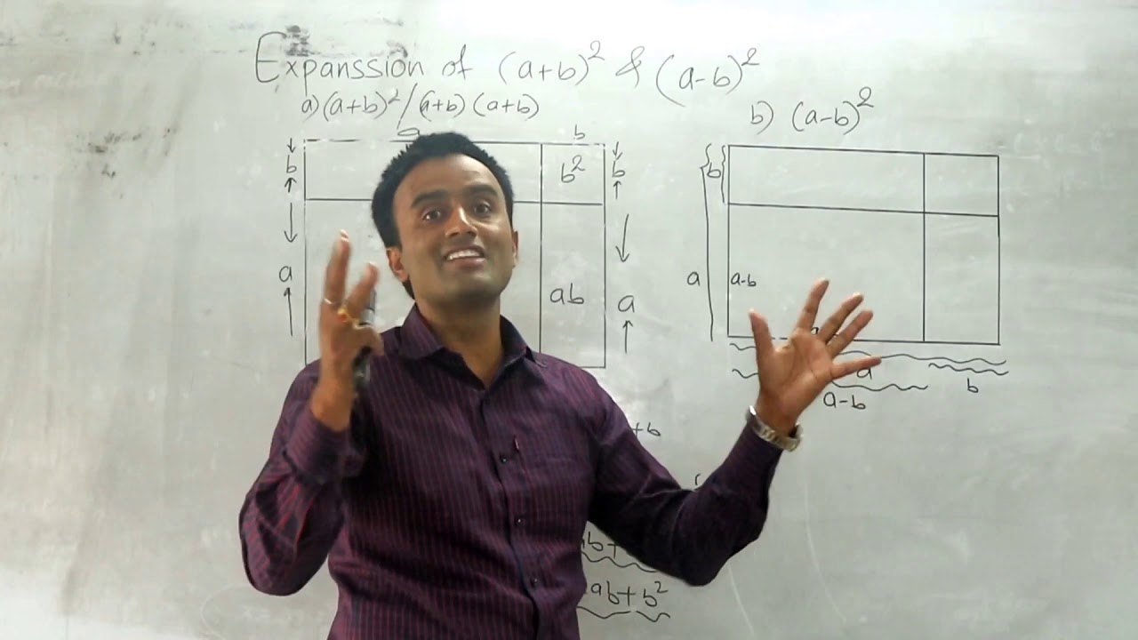 Class 8, Math's, Part 8 - Expansion Of (a+b) 2 & (a-b)2 - YouTube