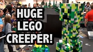 Giant LEGO Minecraft Creeper | BrickCon 2016