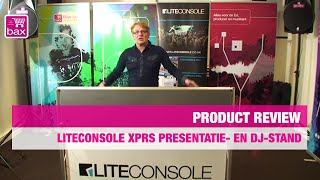 LiteConsole XPRS presentatie- en DJ-stand