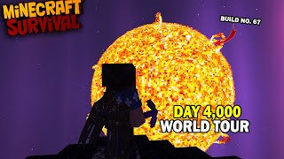 INSANE 4000 Days Minecraft World Tour...