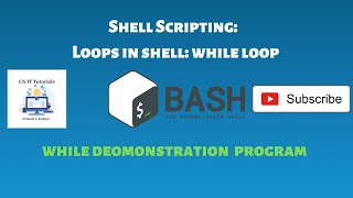 While loop in shell scripting