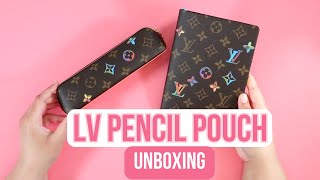 UNBOXING Louis Vuitton Art \u0026 Craft Elizabeth Pencil Pouch | LV SLG