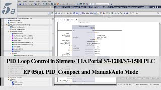 PID15 - Siemens PID05a - PID Compact (PID Controller) and Manual/Auto Mode in Siemens TIA Portal