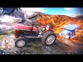 Can Tractor Rescue King Maximus Out Of Lava | Off The Road Unleashed Nintendo Switch HD