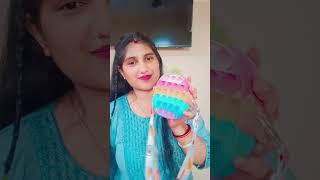 Meesho Rainbow Pop it Purse 😍 #shorts#shortsvideo #ytshorts  #youtubevideo #shortsviral #meesho