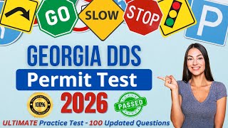 Ultimate Georgia DMV Permit Practice Test 2026 | 100 REAL DDS Questions & Answers | Study Guide