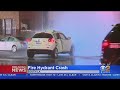 Crash Shears Hydrant, Sends Water Into Power Lines In South LA