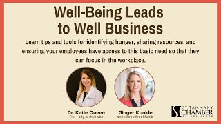 Well Being Leads to Well Business Webinar