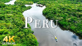 FLYING OVER PERU (4K UHD) - Relaxing Music Along With Beautiful Nature Videos - 4K Video HD