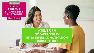 Atelier RH - Forum Réseaux et Carrières au Féminin