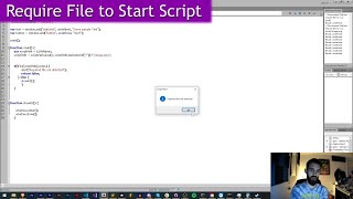 Adobe Scripting Tutorial: Require File to Start Script