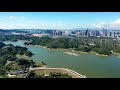 shenzhen nanshan zhiyuan changlingpi subway station and changlingpi reservoir