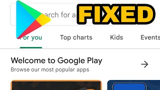 How to FIX play store restarting again and again