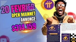 #314159$ ENFIN LA DATE DE OPEN MAINNET DE PI NETWORK EST POUR LE 20/02/2025 A 8am UTC