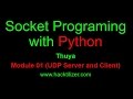 Module 02  UDP Server and Client communication (Socket Programming with Python)