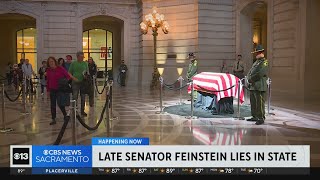 Mourners, elected leaders continue to pay respects to late Sen. Dianne Feinstein