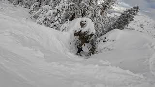 Snowboarding Bear Valley, CA Feb 3 2024