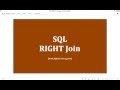 42 - SQL RIGHT Join - Learn SQL from www.SQLServerLog.com [HD]