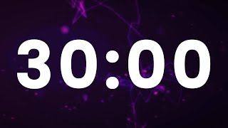 30 Minute Timer - 1800 Seconds Timer - Countdown - Clean And Simple [ELECTRIC]