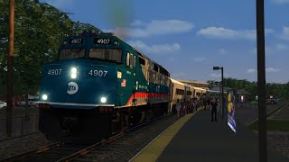 Train Simulator 2020: NJT/MNCW Pascack Valley Line Evening Rush Hour Railfanning @ Nanuet Station