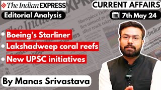 Indian Express Editorial Analysis | 07 May 2024 | UPSC Current Affairs 2024 | Current Affairs Today