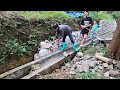 Construction of empty embankment and landslide t16