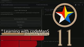 Convert HTML Entities | Intermediate Algorithm Scripting | freeCodeCamp