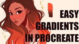 HOW TO MAKE A GRADIENT IN PROCREATE | 2 easy ways to make gradients